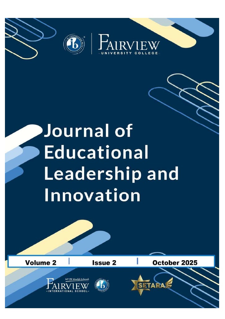 					View Vol. 2 No. Issue 2 (2025): Journal of Educational Leadership and Innovation
				